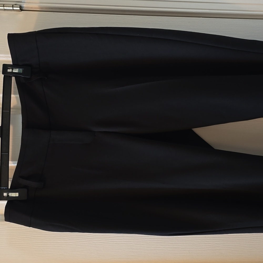 WORTHINGTON BRAND WOMEN'S CURVY FIT BLACK DRESS PANTS SIZE 12 SHORT